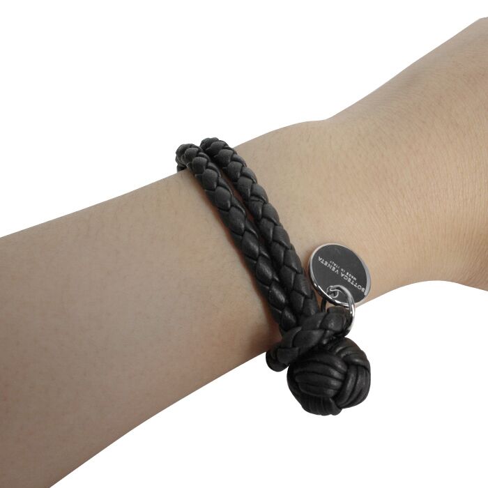 Bottega Veneta Intrecciato Nappa Double Strand Bracelet