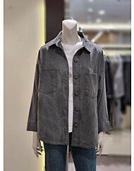 소고 카라넥긴팔 면재킷AI3GA06