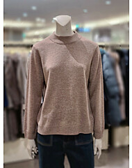 소고 울 캐시미어혼방 라운드니트티셔츠AJ4TA01