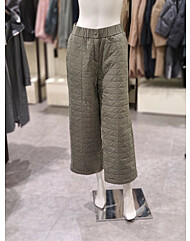 소고 허리밴딩 퀼팅솜와이드팬츠AK4XA13