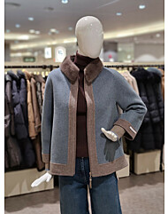 소고 밍크배색 핸드메애드자켓TK4GA01