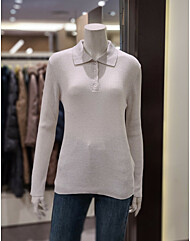 소고 카라넥 슬림핏 니트티셔츠AI3TA06