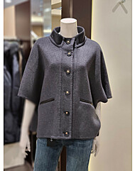 소고 5부소매 핸드메이드 루즈핏 울코트TK4GA09