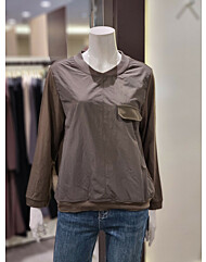 소고 이중배색 라운드티셔츠AKTA26