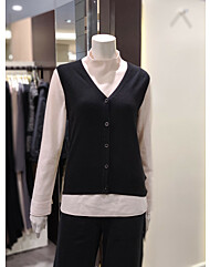 소고 브이넥 울니트조끼AK4VA06