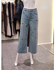 소고 큐빅장식 데님청바지AL2XA16