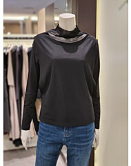 소고 망사 긴팔 블라우스 AL3TA10