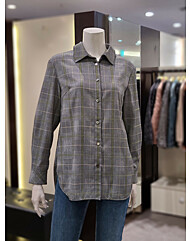 소고 TH1BA03 체크 셔츠블라우스