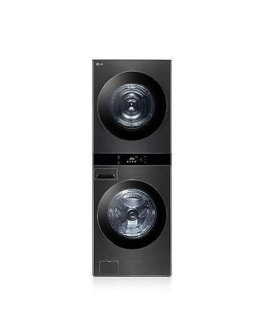 LG 세탁건조기 25+21kg 블랙 트롬 오브제컬렉션 워시타워  WL21KDU 전국/폐가전 수거