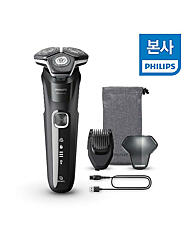 필립스 SkinIQ 5000 시리즈 전기면도기 S5898/18 딥블랙