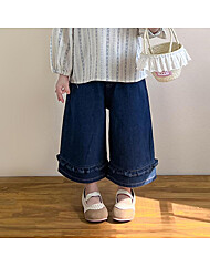 [예약발송] 즐리 데님 와이드 팬츠 R14815