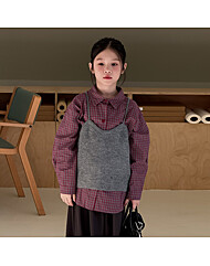 [예약발송] 다엘 체크 셔츠 R14974
