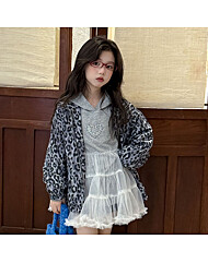 [예약발송] 레오파드 집업 점퍼 R14940