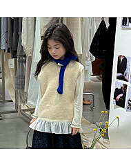 [예약발송] 레이스 프릴 니트 조끼 R14965