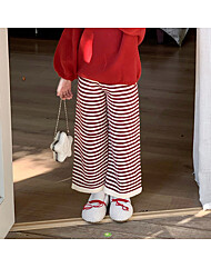 [예약발송] 스트라이프 와이드 니트 팬츠 R15452