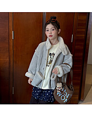 [예약발송] 케인 스웨이드 퍼 자켓 R15505