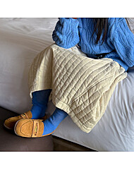 [예약발송] 커브 퀼팅 스커트 R15507