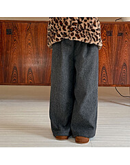 [예약발송] 마르 와이드 기모 팬츠 R15666