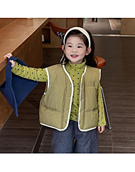 올리브 퀼팅 조끼 R15785