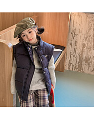 [예약발송] 일런 패딩 조끼 R15856