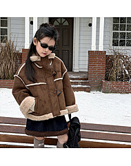 [예약발송] 레이 스웨이드 퍼 자켓 R15964