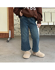 [예약발송] 엘라 베이직 기모 데님 팬츠 R16080