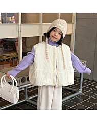 [예약발송] 퐁퐁 베이직 라운딩넥 조끼 R16125