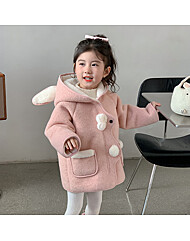 [예약발송] 래빗 귀달이 후드 코트 R16176