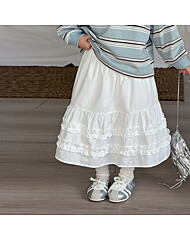 [예약발송] 프릴 캉캉 화이트 밴딩 스커트 R16634