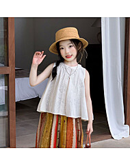 [예약발송] 밀크 플레어 민소매 블라우스 R17774