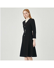 [케네스레이디] 하프넥 레이어드 원피스 EWOPOJ0600