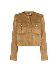 KENNETH LADY   스웨이드 투포켓 자켓 EWLTPB0200