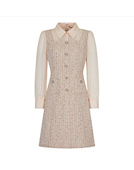  KENNETH LADY   로하엔 배색 트위드 원피스 EWOPOC0200