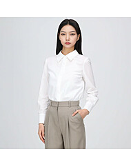  KENNETH LADY   솔리드 히든버튼 셔츠 블라우스 EVBLPA9800