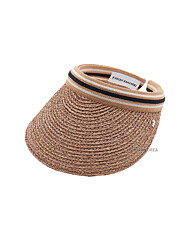 (헬렌 카민스키) HAT50265 NOUGAT BLACK STRIPE SS25 여성 비앙카 바이저햇