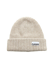 (가니) A4429 196 FW25 공용 로고 라벨 울 비니