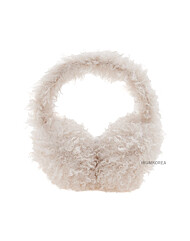 (몽클레어) 3B00055 89B4G 21I FW25 여성 플러피 서큘러 이어머프