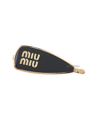 (미우미우) 5IF147 2F6T F0002 FW25 여성 로고 헤어클립