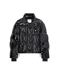 [꾸레쥬] 323CMA106VY0016 9999 FW25 여성 크롭 비닐 패딩