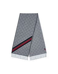 (구찌) 570603 3G200 1768 공용 GG 웹 울 머플러