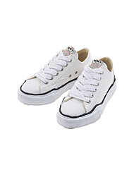 [메종 미하라 야스히로] A01FW702 WHITE FW25 공용 피터슨 캔버스 스니커즈