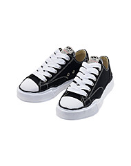 [메종 미하라 야스히로] A01FW702 BLACK FW25 공용 피터슨 캔버스 스니커즈