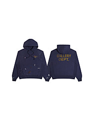 (갤러리 디파트먼트) GPH-50044 VNTN FW25 남성 GD 페인트 로고 후디