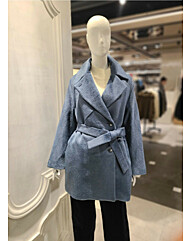 [발렌시아]빅카라 벨티드 알파카 코트 24BMH26