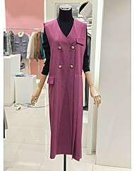 [발렌시아]뷔스티에 플리츠 롱원피스251GO13