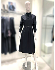 [발렌시아] 쉬폰 벨티드라인 원피스 234GO20