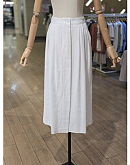 [발렌시아]개더 롱 핀턱 스커트 246MS25