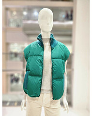 [발렌시아]니트하이넥 집업 구스베스트23AME11