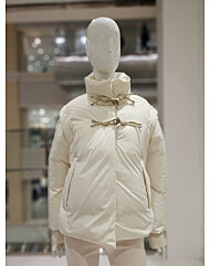 [발렌시아]매듭버튼 구스 팔소매 탈부착 점퍼23AME15