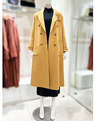 [발렌시아] 더블버튼 캐시미어 100% 코트 23AMH16